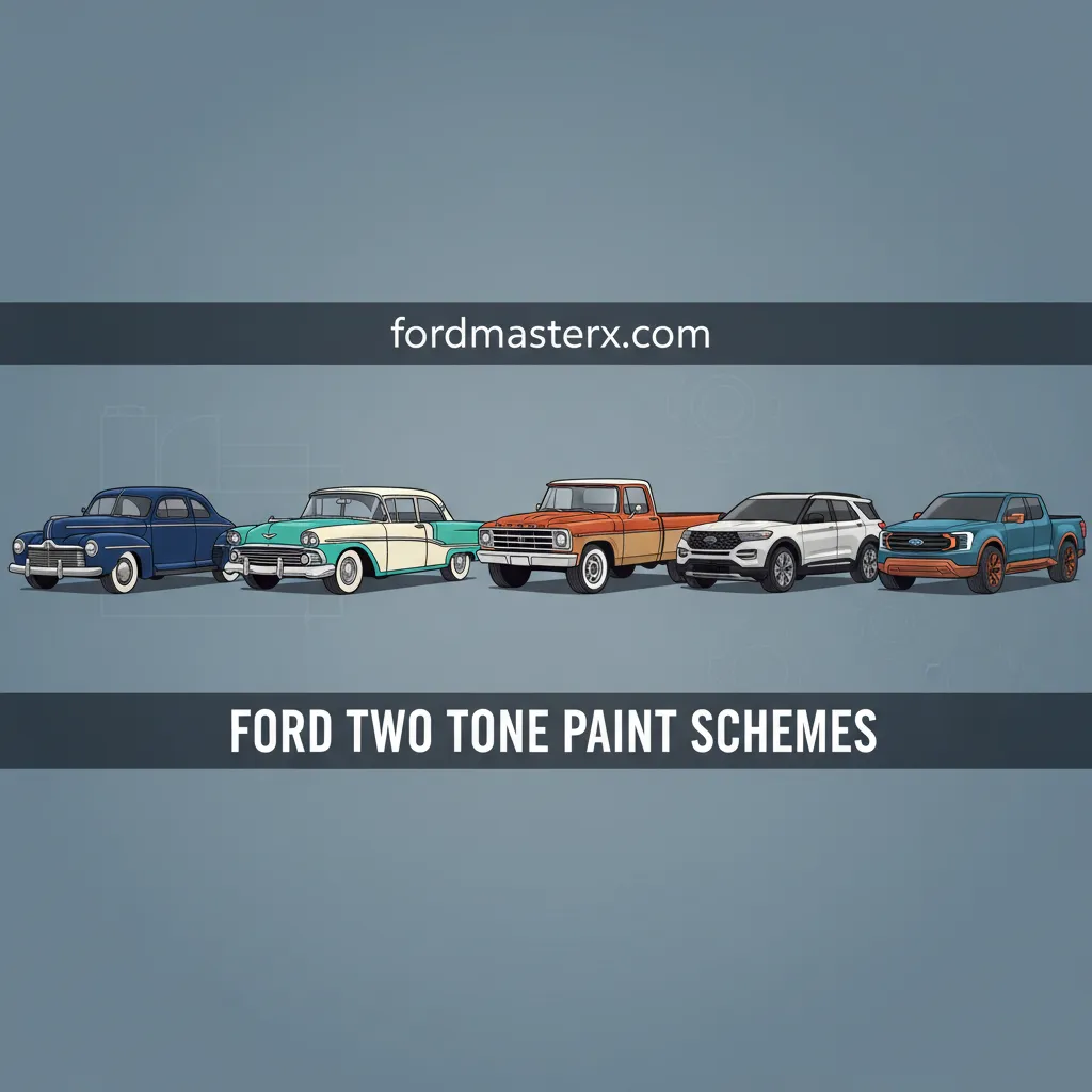ford two tone paint schemes