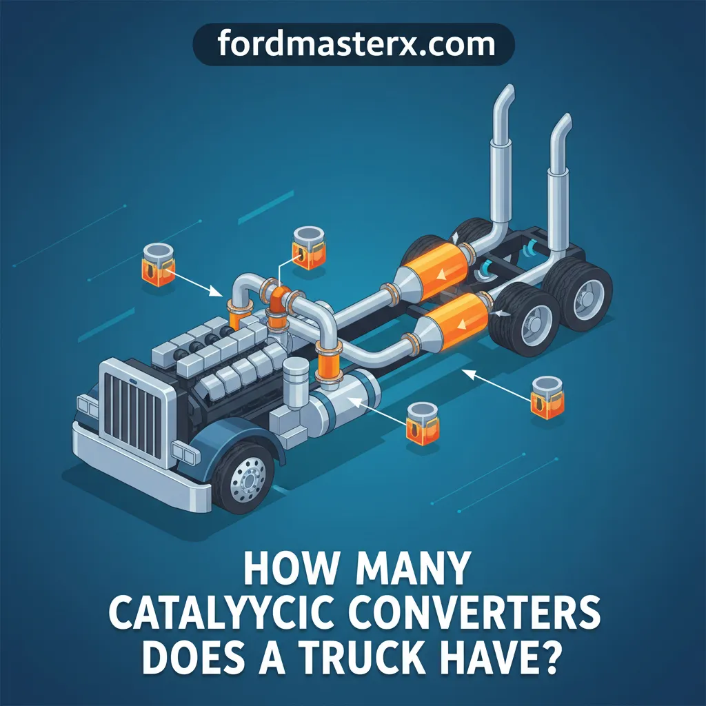 how many catalytic converters does a truck have