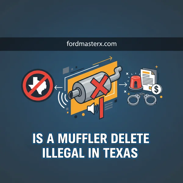 is a muffler delete illegal in texas featured