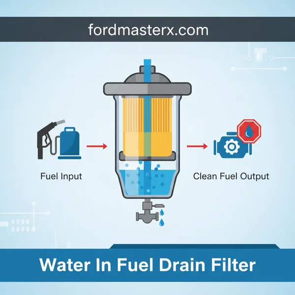 water in fuel drain filter featured