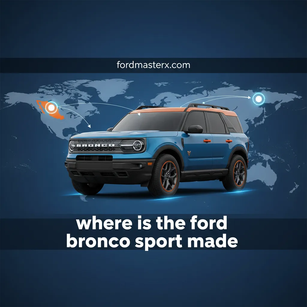 where is the ford bronco sport made