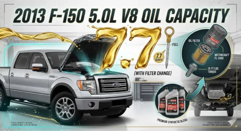 2013 f150 5.0 oil capacity