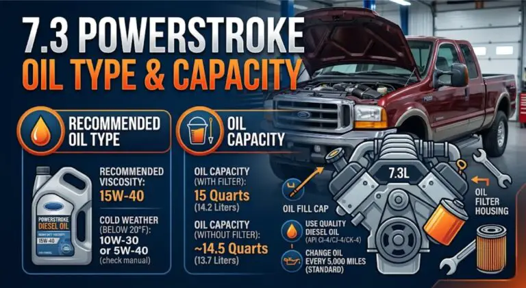 7.3 Powerstroke Oil Type & Capacity