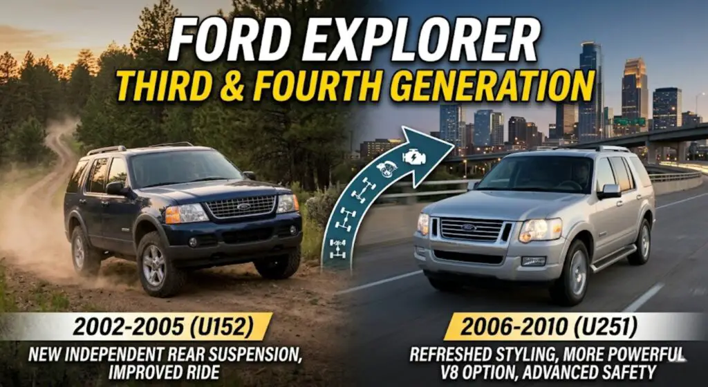 Ford Explorer Third & Fourth Generation