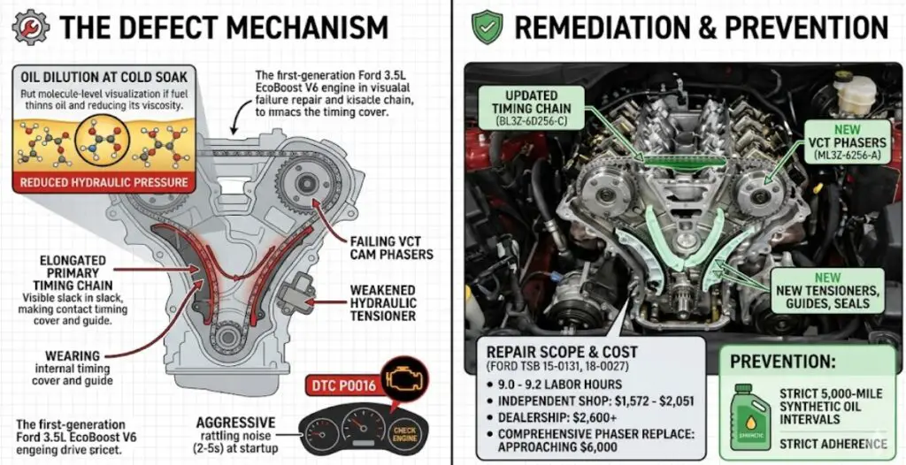 Timing Chain and Cam Phaser Defect