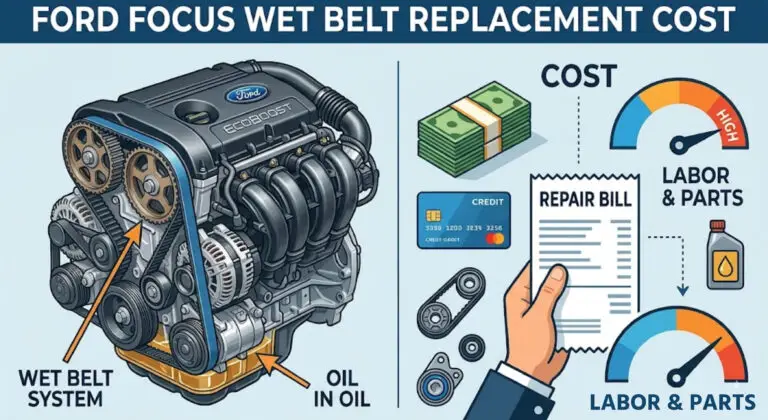 ford focus wet belt replacement cost