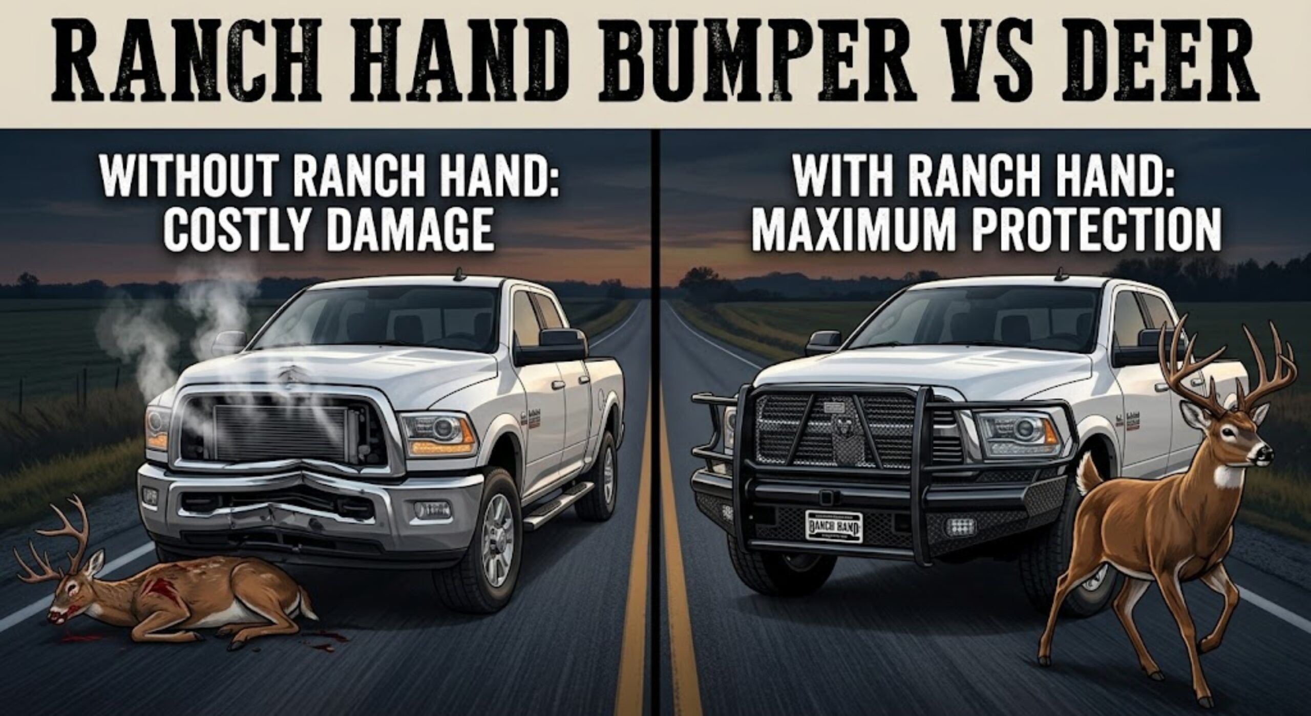 ranch hand bumper vs deer