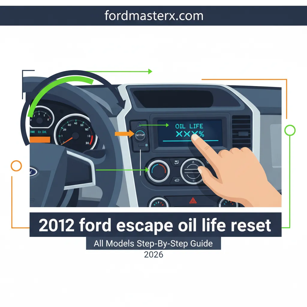 2012 ford escape oil life reset