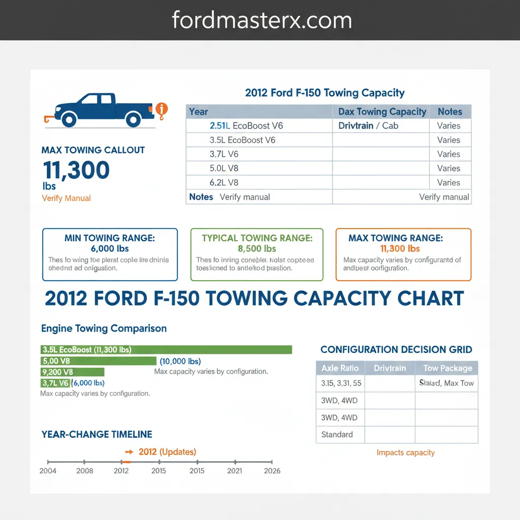 2012 ford f-150 towing capacity chart