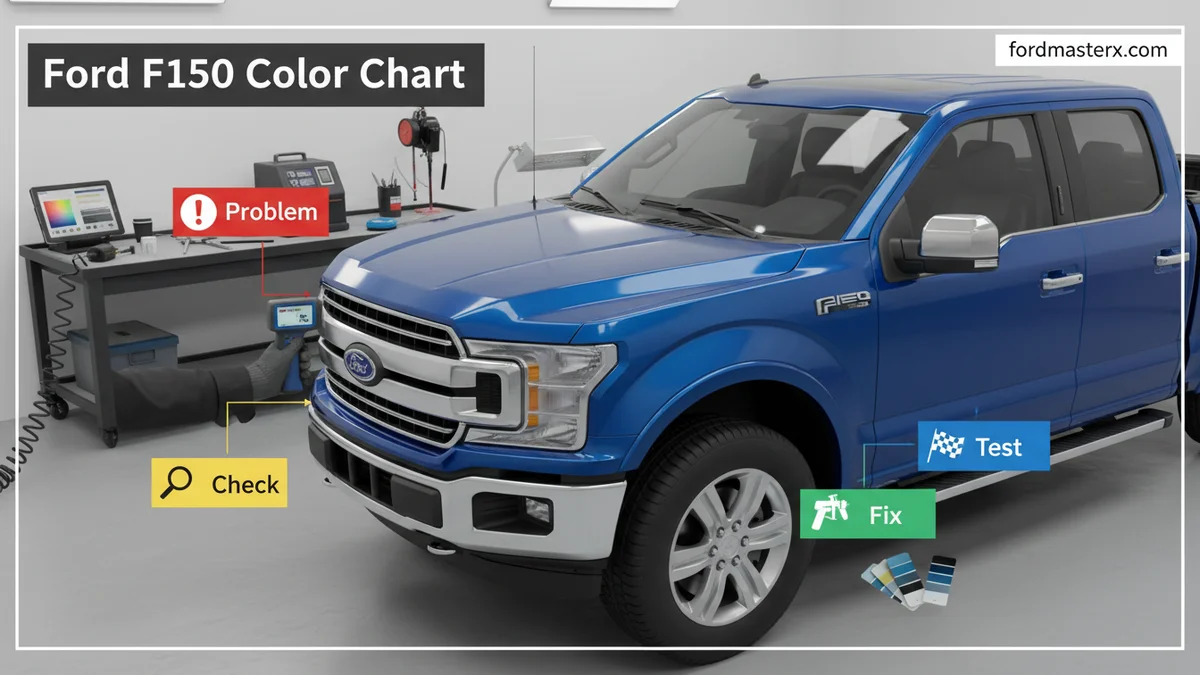 2024 ford f150 color chart featured