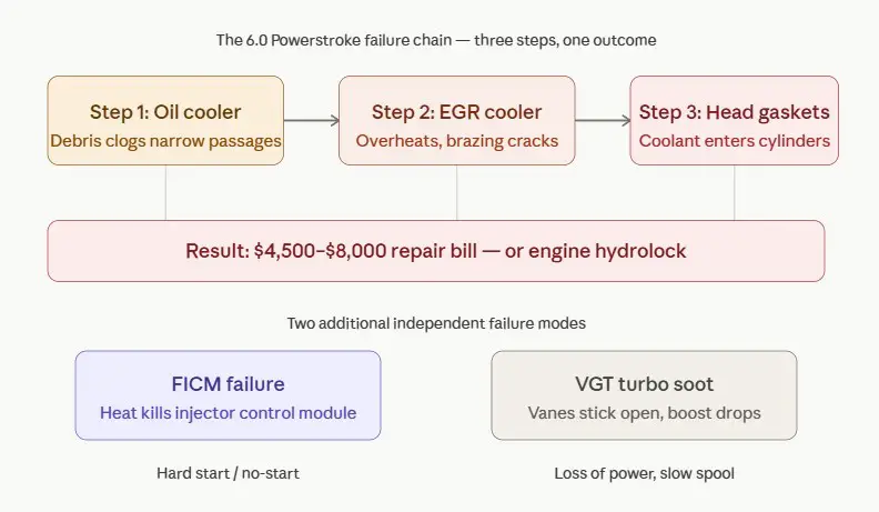 6.0 Powerstroke failure chain