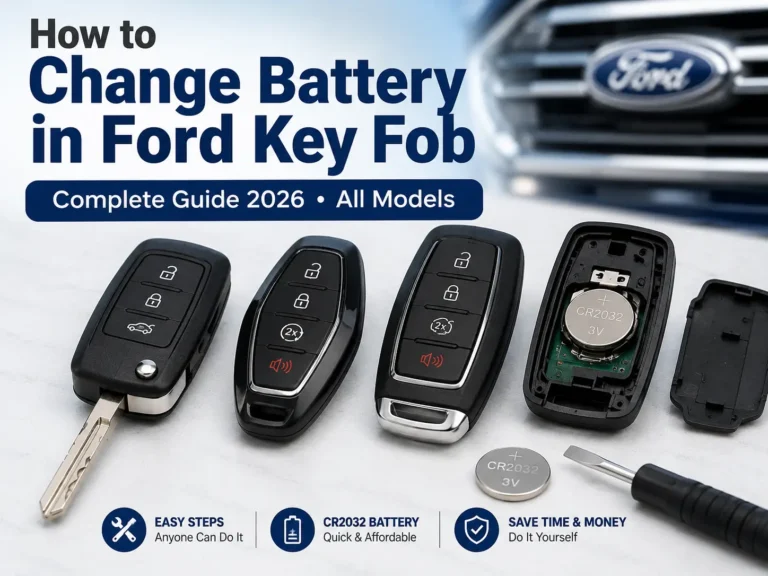 How to Change Battery in Ford Key Fob