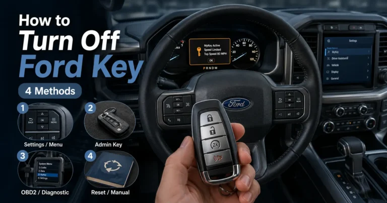 How to Turn Off Ford Key