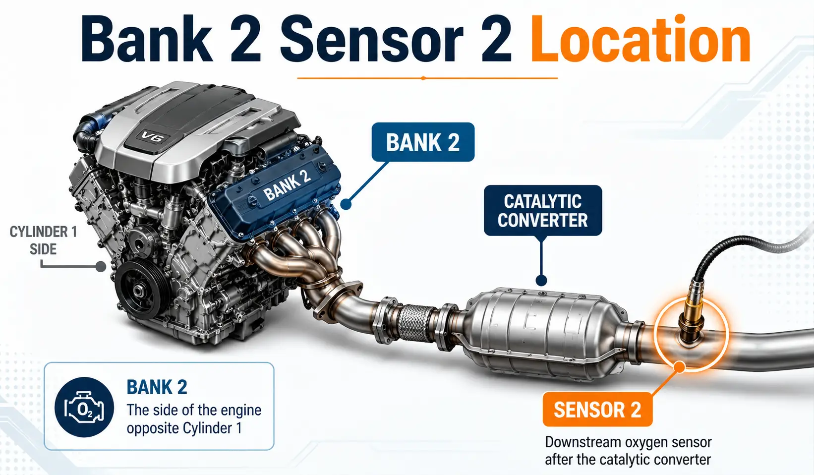 bank 2 sensor 2 location