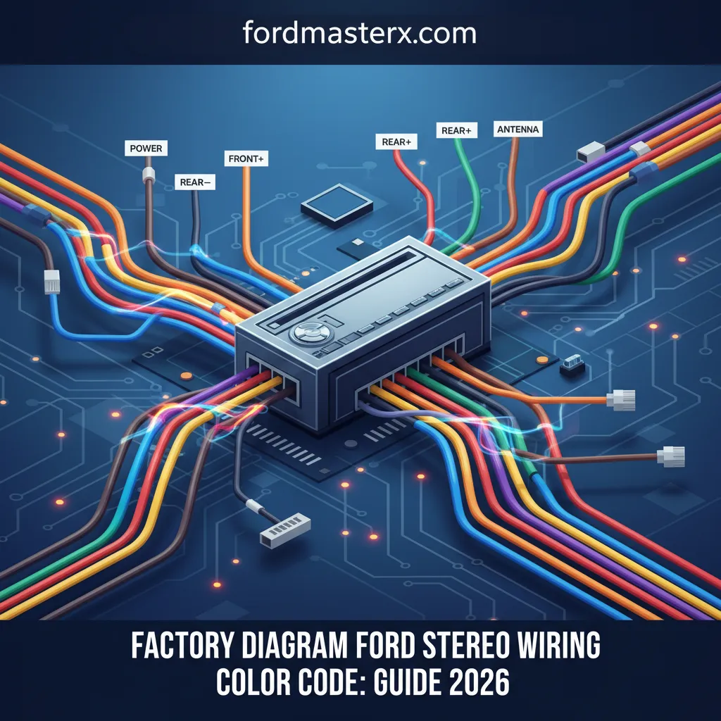 Factory Diagram Ford Stereo Wiring Color Code: Guide 2026 2 factory diagram ford stereo wiring color code