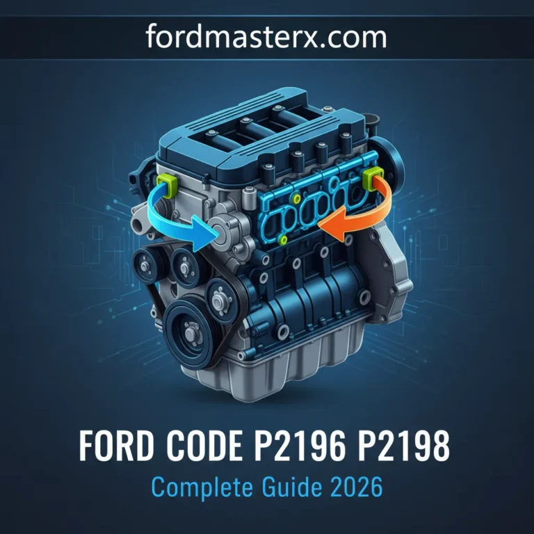 Ford Code P2196 P2198: Complete Guide 2026