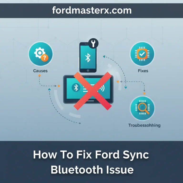 How To Fix Ford Sync Bluetooth Issue: Causes & Fixes 2026