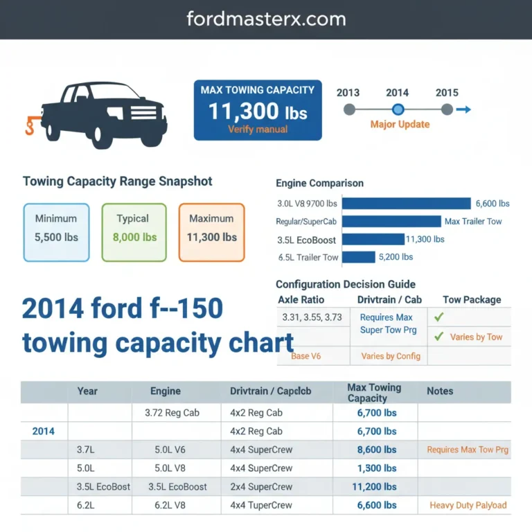 2014 Ford F-150 Towing Capacity Chart By Year: 2014