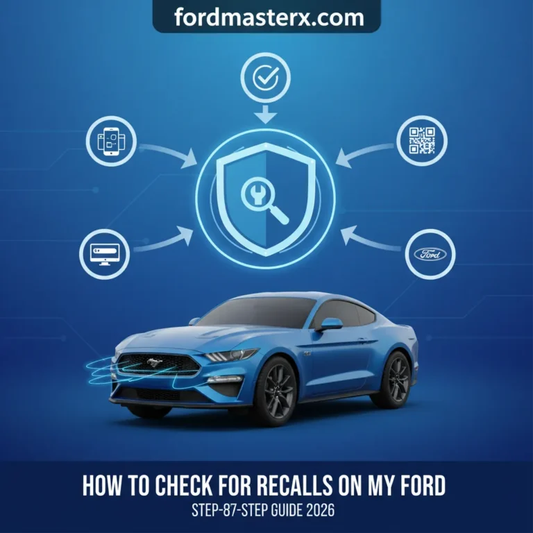 How To Check For Recalls On My Ford: Step-By-Step Guide 2026