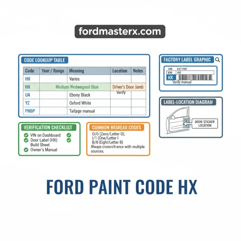 Ford Code Chart By Year: Identification Guide