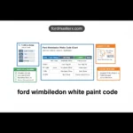 Ford Wimbledon White Code Chart By Year: Identification Guide