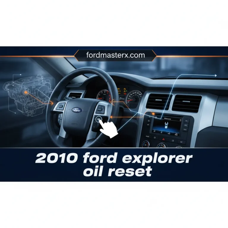 2010 Ford Explorer Oil Reset: All Models Step-By-Step Guide 2026 18 2010 Ford Explorer Oil Reset: All Models Step-By-Step Guide 2026