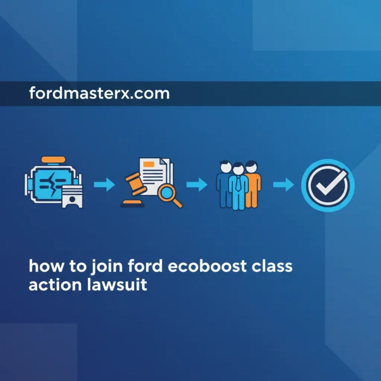How To Join Ford Ecoboost Class Action Lawsuit: Step-By-Step Guide 2026