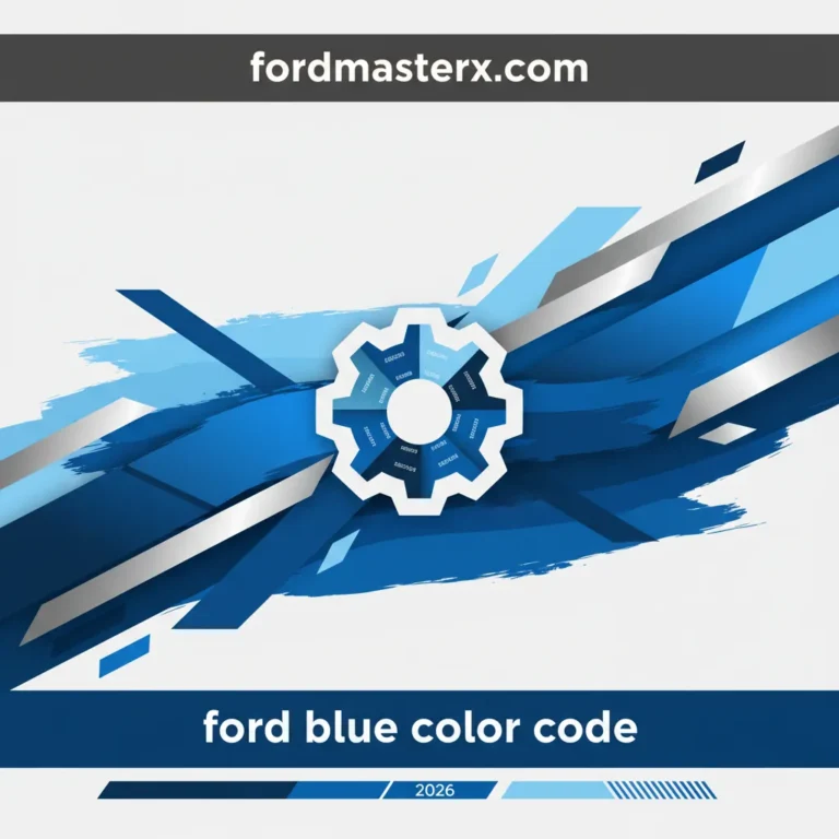 Ford Blue Color Code: Guide 2026