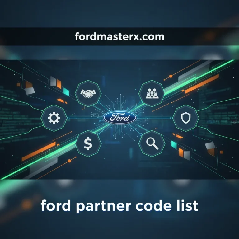 Ford Partner Code List: Best Options Guide 2026