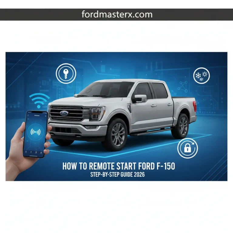How To Remote Start Ford F150: Step-By-Step Guide 2026