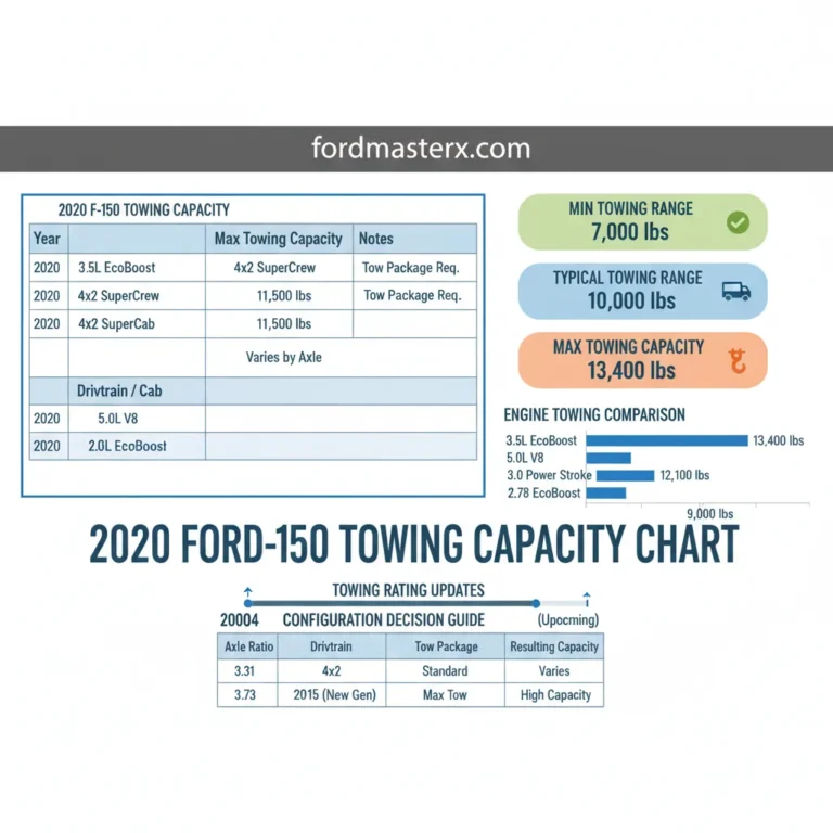 2020 Ford F-150 Towing Capacity Chart By Year (2004–2026): 2020