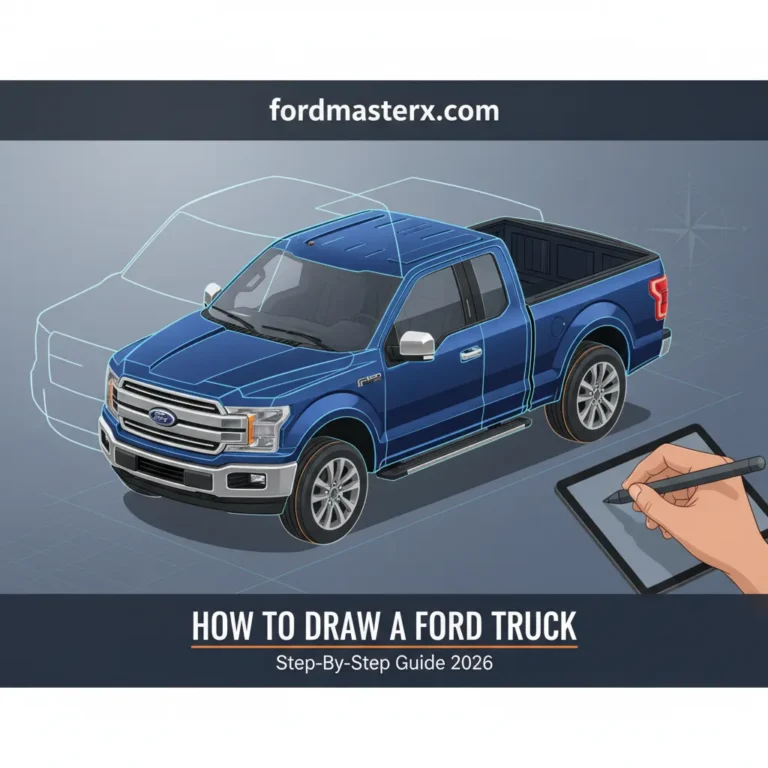 How To Draw A Ford Truck: Step-By-Step Guide 2026