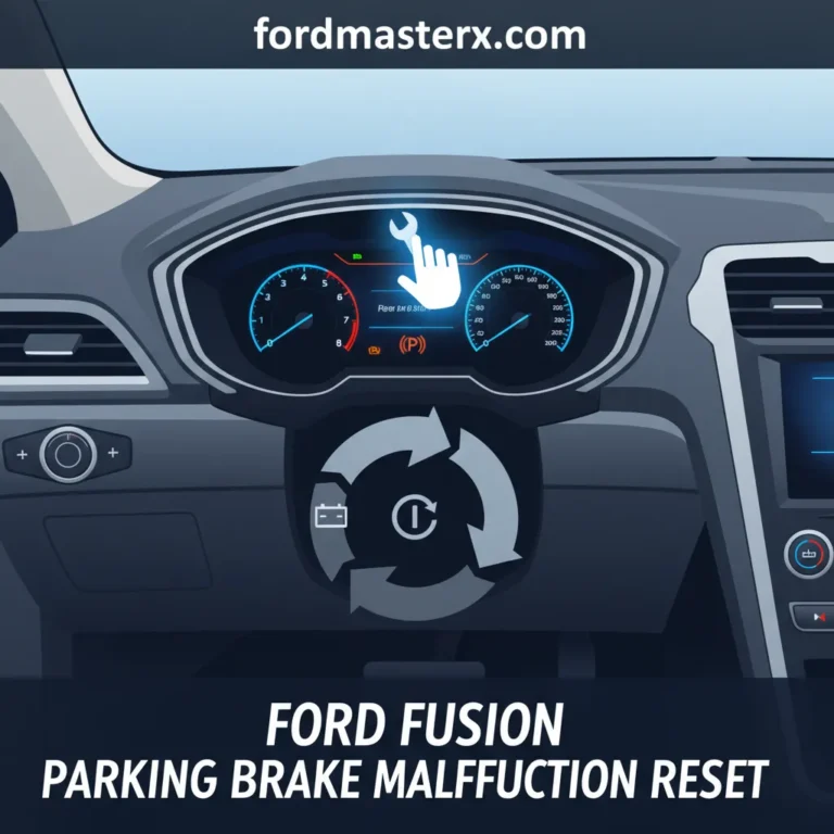 Ford Fusion Parking Brake Malfunction Reset: All Models Step-By-Step Guide 2026