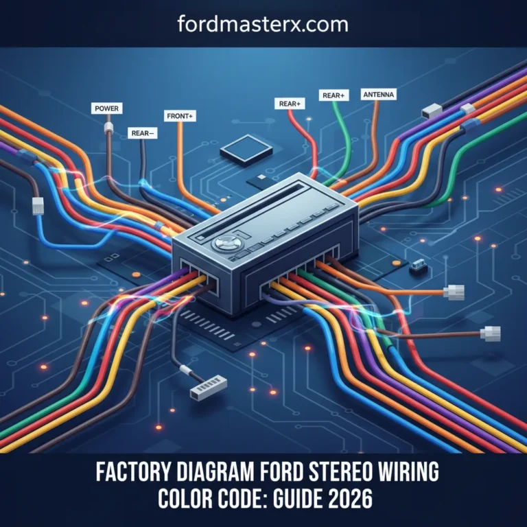 Factory Diagram Ford Stereo Wiring Color Code: Guide 2026