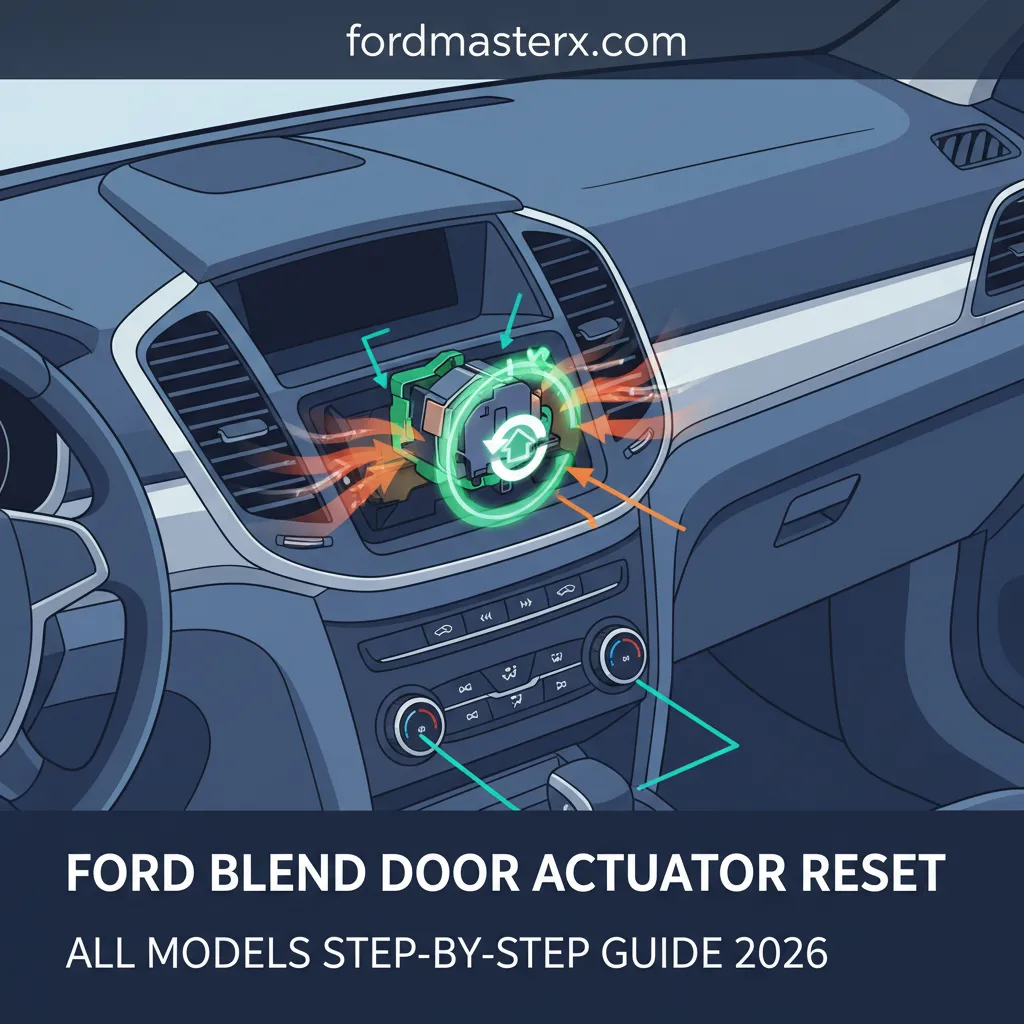 ford blend door actuator reset