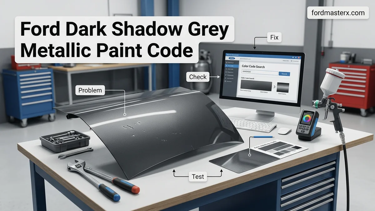 Ford Dark Shadow Grey Metallic Paint Code Ford Dark Shadow Grey Metallic Paint Code visual guide showing the main topic and key context