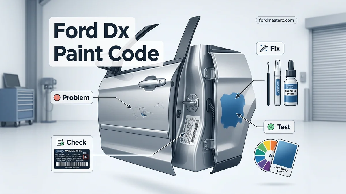 ford dx paint code featured