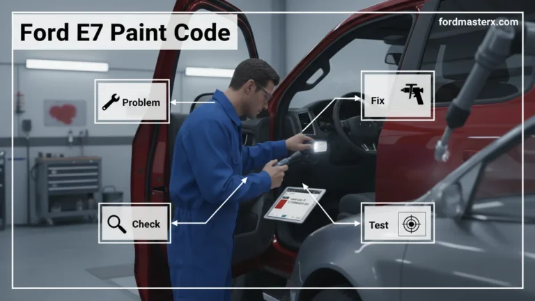 Ford E7 Paint Code Real Guide 2026