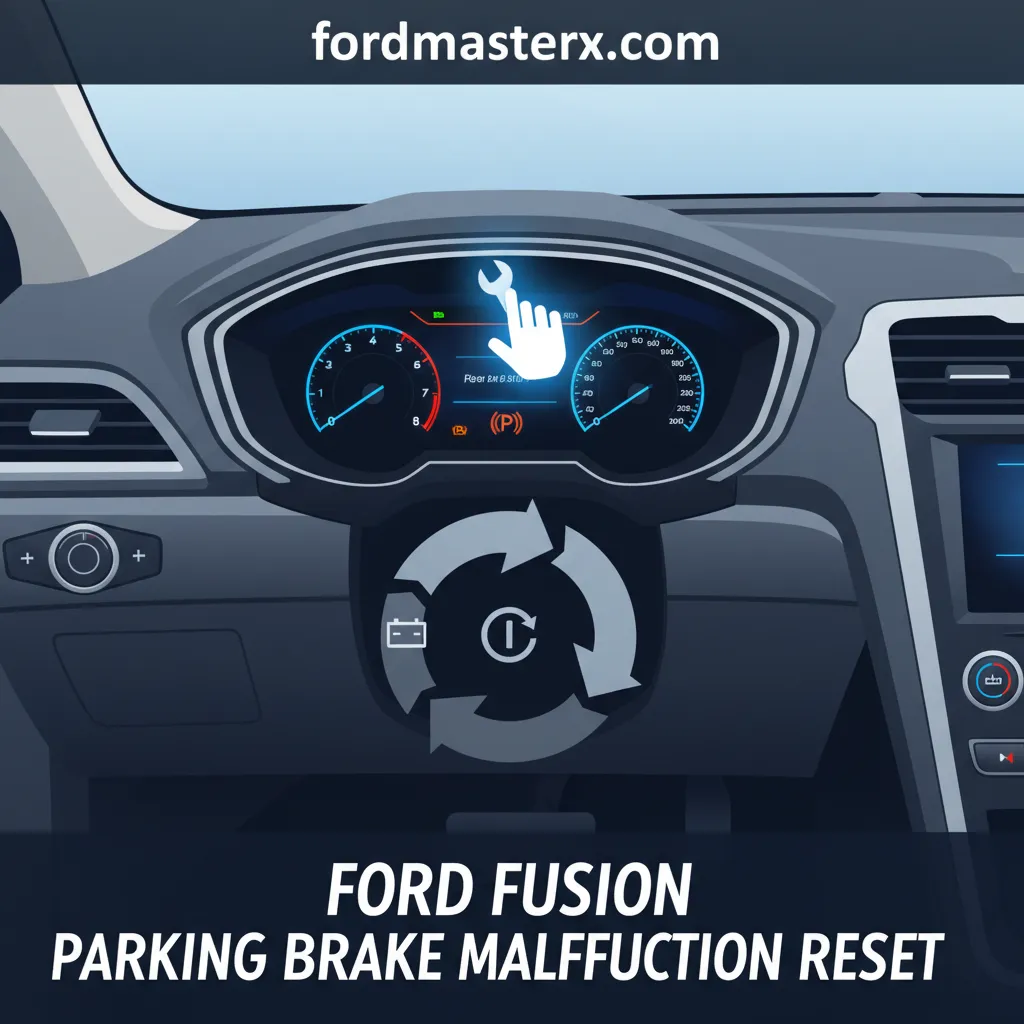 ford fusion parking brake malfunction reset