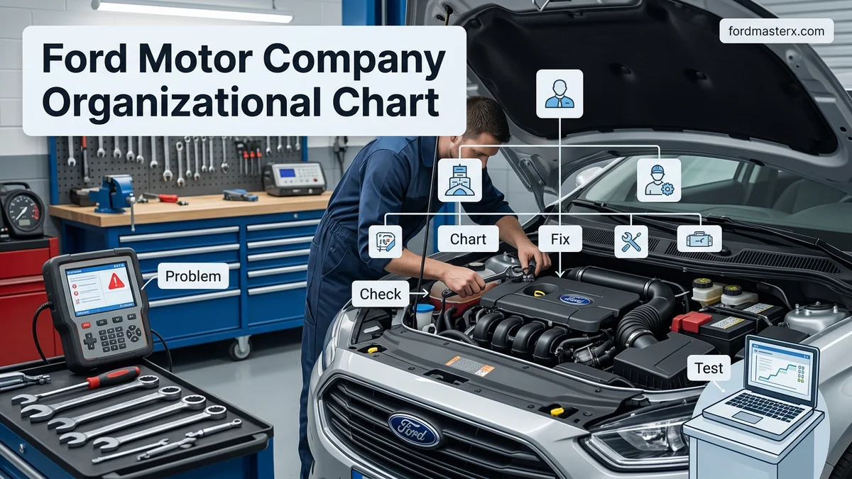 ford motor company organizational chart featured