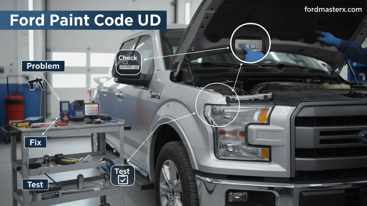 ford paint code ud featured