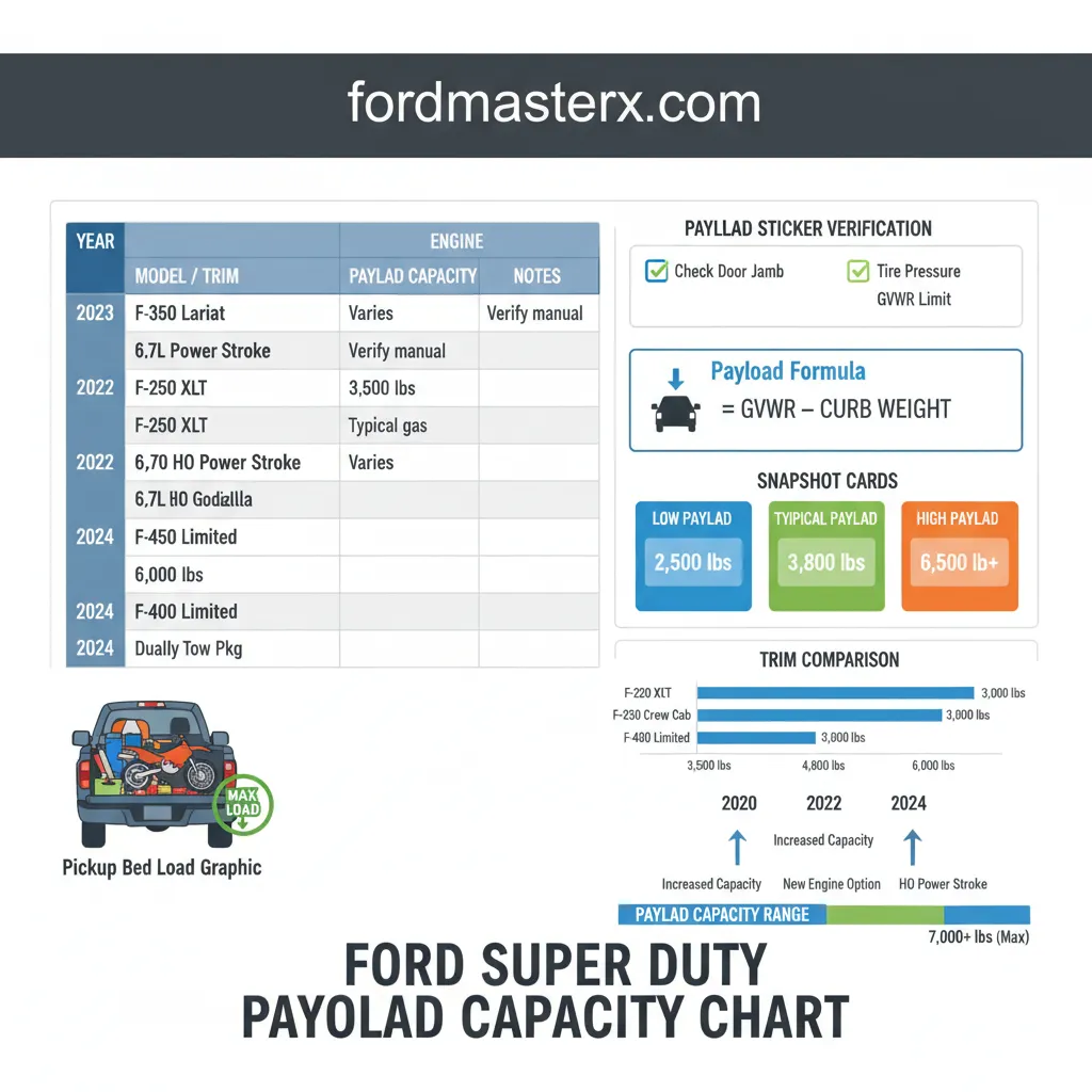 ford super duty payload capacity chart