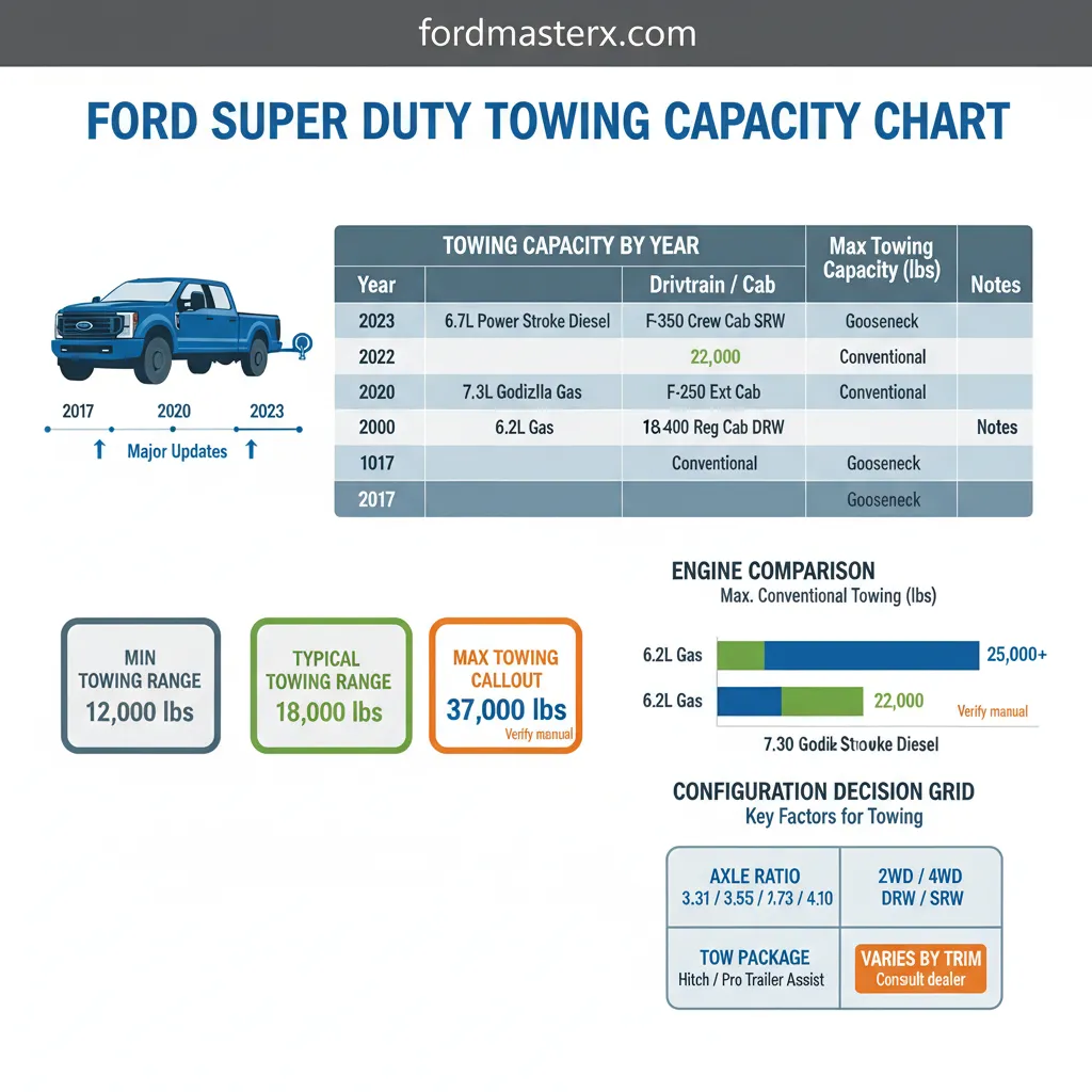 Ford Super Duty Towing Capacity Chart By Year 2 ford super duty towing capacity chart