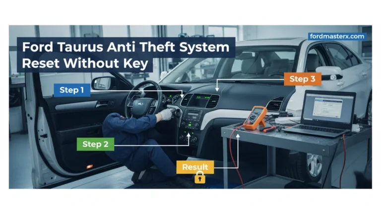 Ford Taurus Anti Theft System Reset Without Key Fob 2026