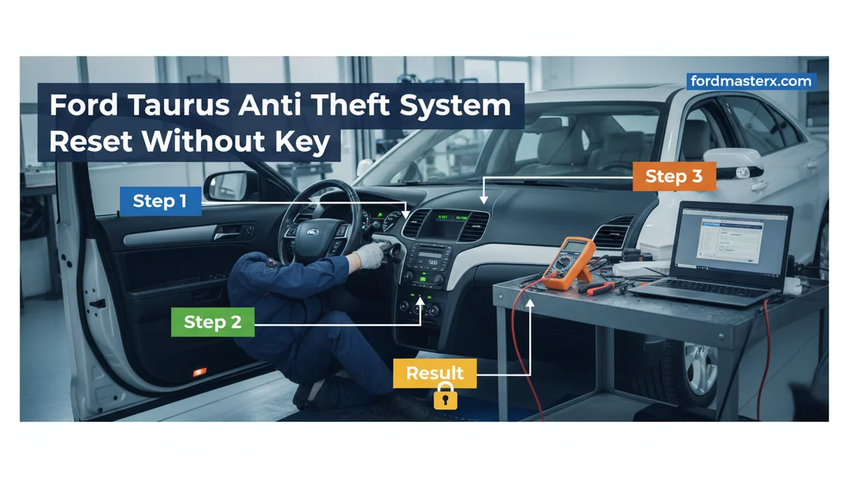 ford taurus anti theft system reset with featured