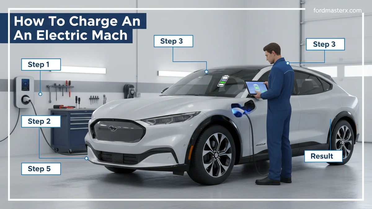 how to charge an electric ford mustang m featured