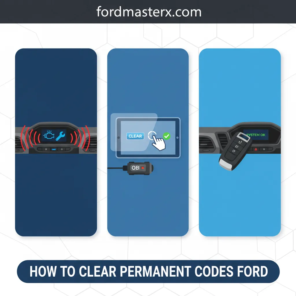 how to clear permanent codes ford