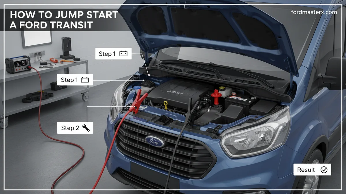 how to jump start a ford transit featured