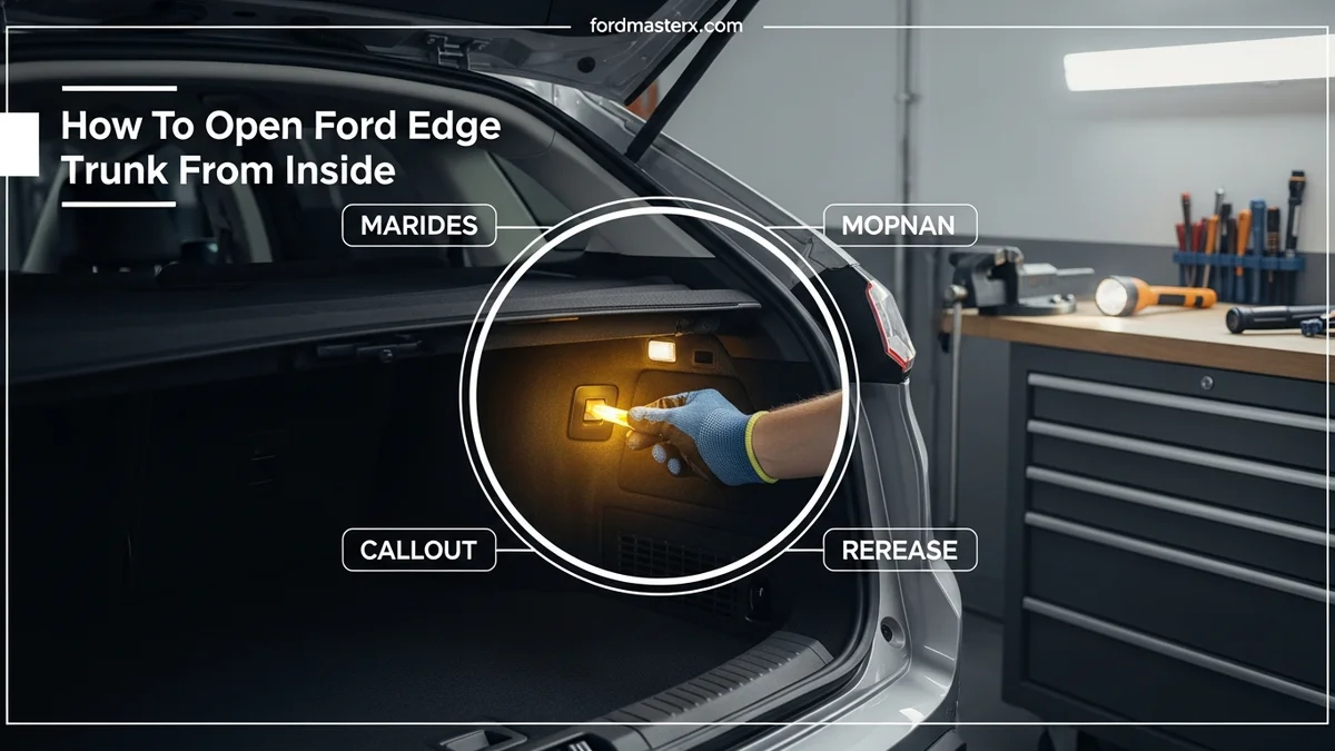 how to open ford edge trunk from inside featured