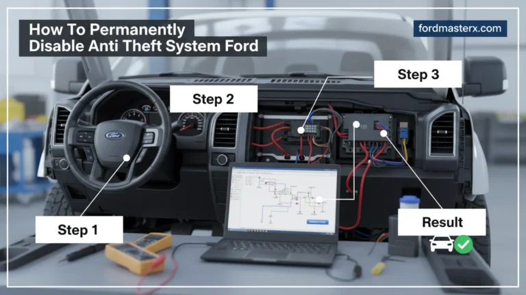 How To Permanently Disable Anti Theft System Ford 2026